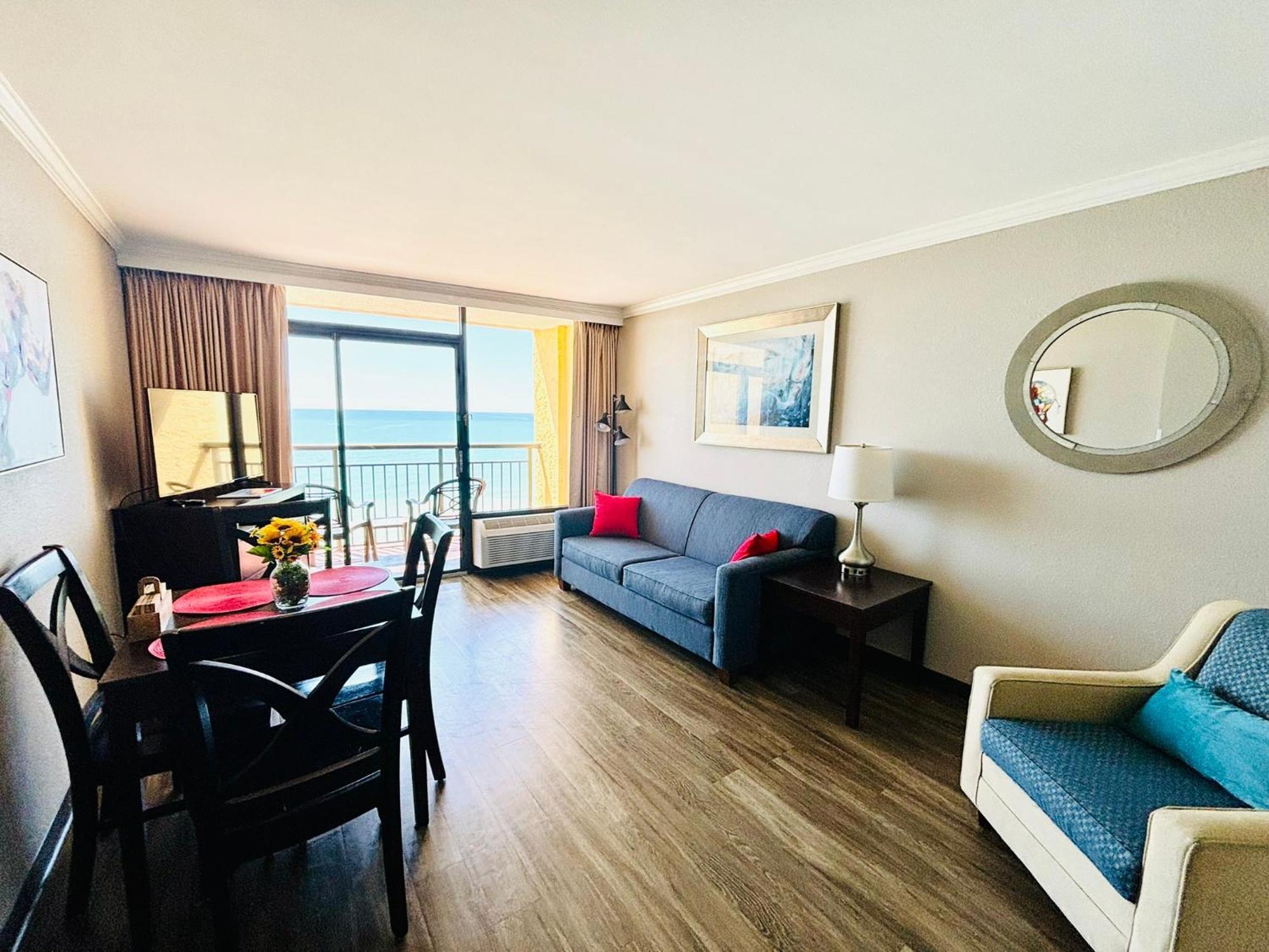 Azure Bliss Oceanfront Condo Sleeps 6 Myrtle Beach Bagian luar foto