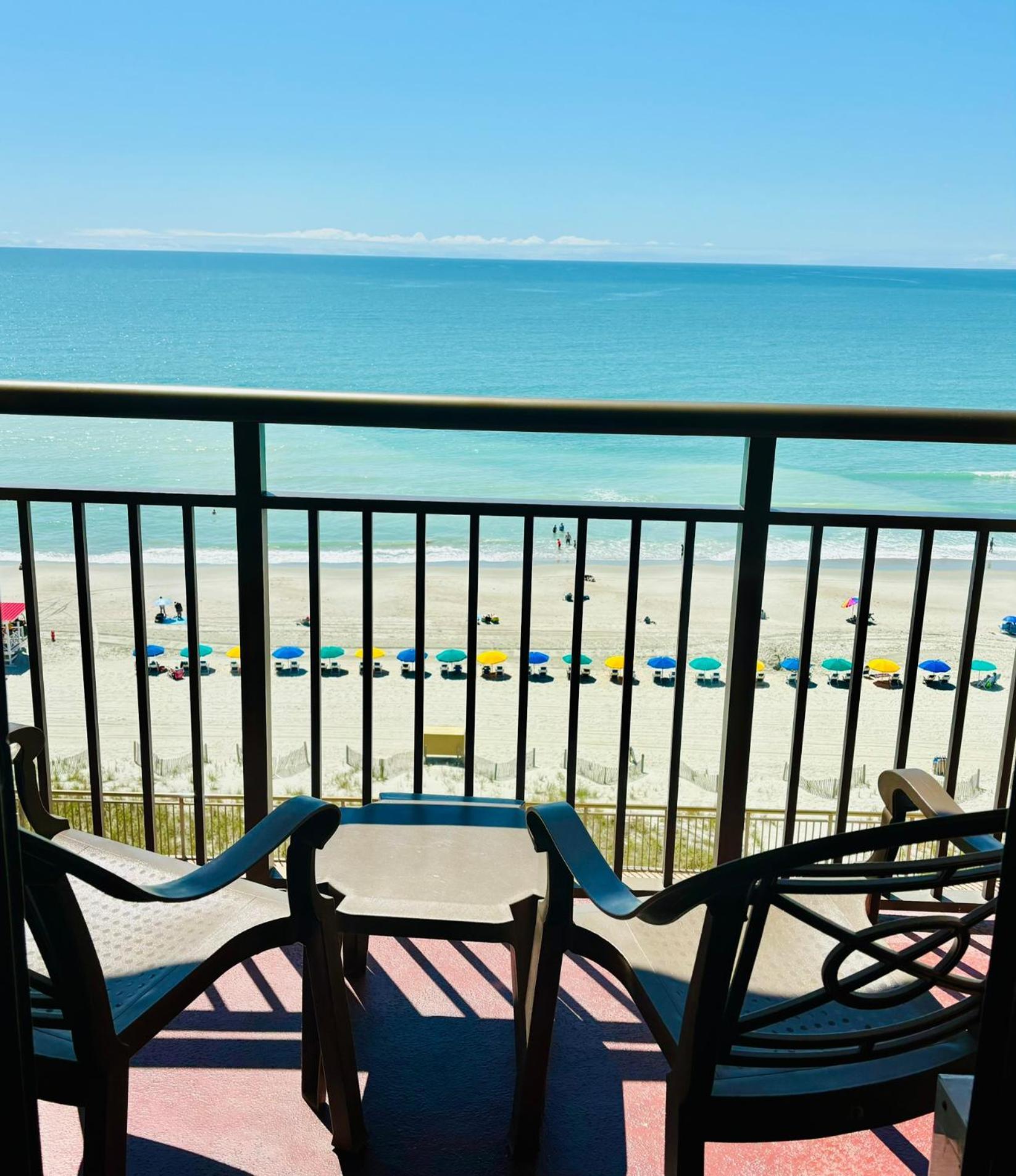 Azure Bliss Oceanfront Condo Sleeps 6 Myrtle Beach Bagian luar foto